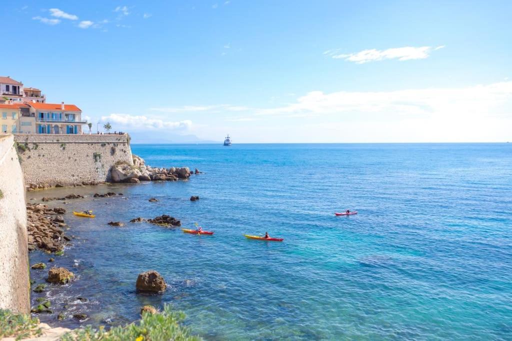 A9 - 1 Bdr Fantastic Sea View Remparts Old Antibes - Ac Apartment Exterior photo